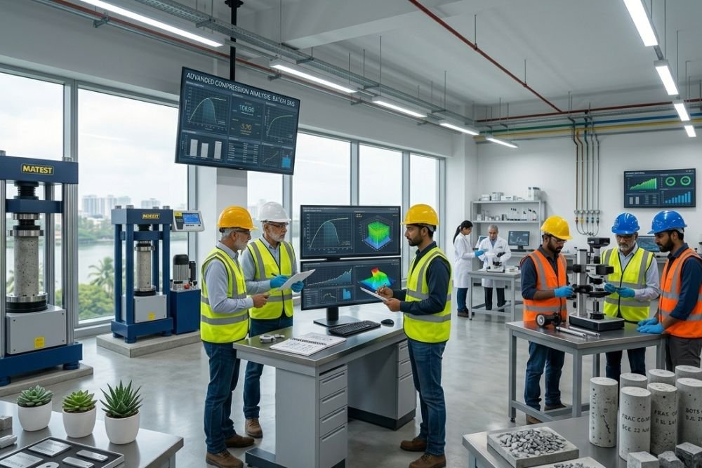 Building material Products Testing in Laboratory