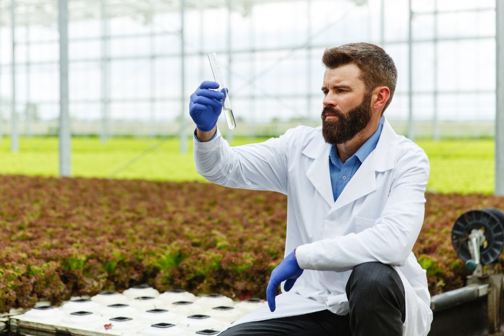Soil and fertilizer sample testing for nutrient analysis