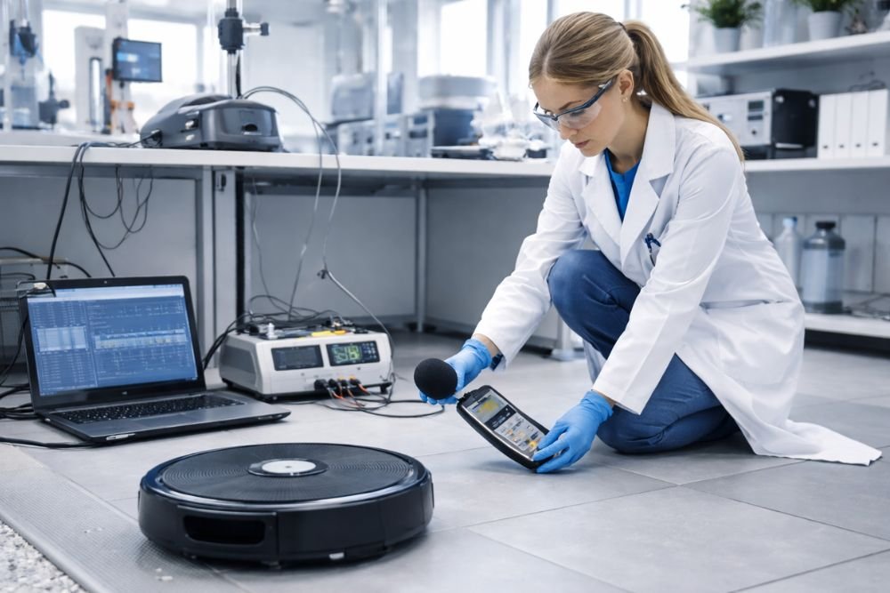 Laboratory testing of a robotic vacuum cleaner for product safety