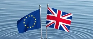 UK & EU Flag Post Brexit