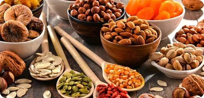 different types of nuts