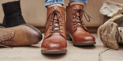 brown boots