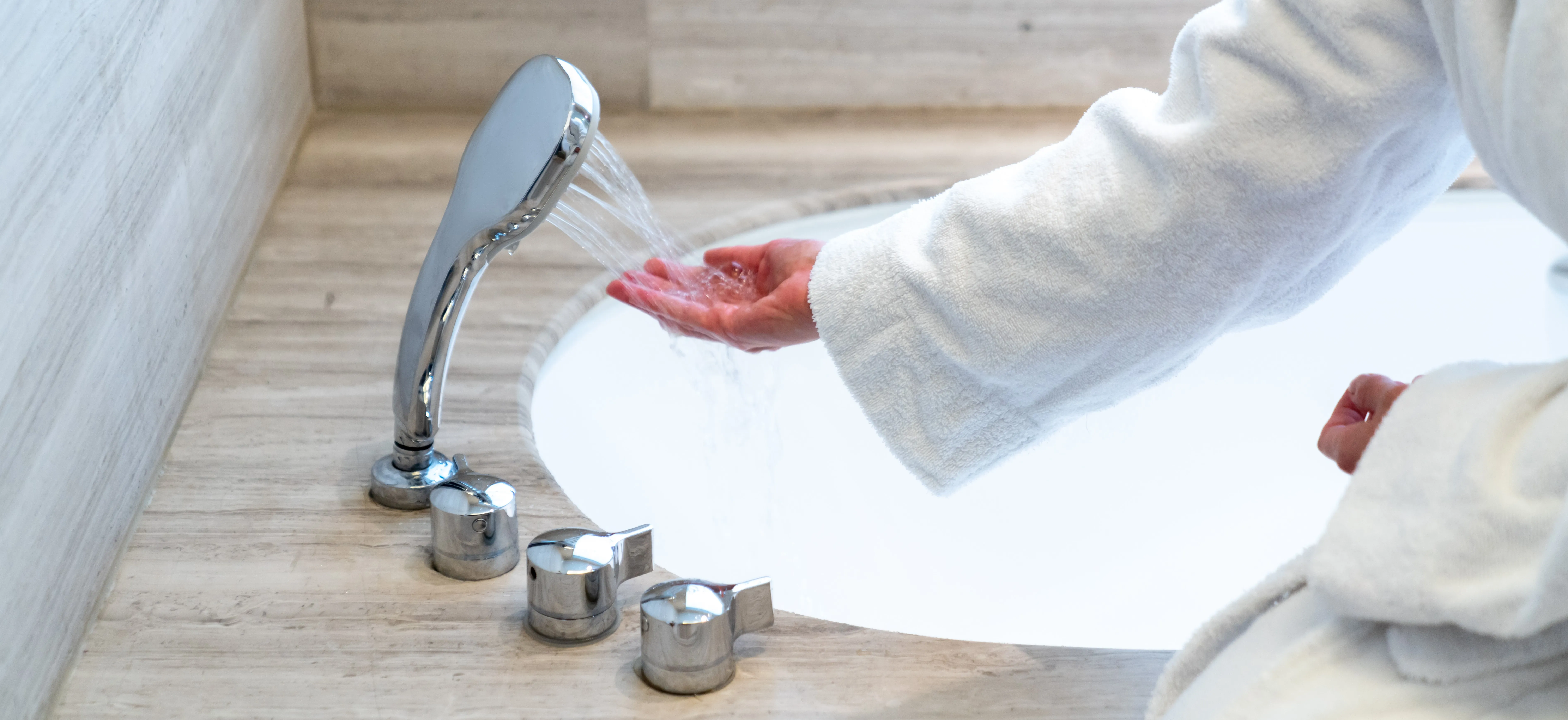 testing water