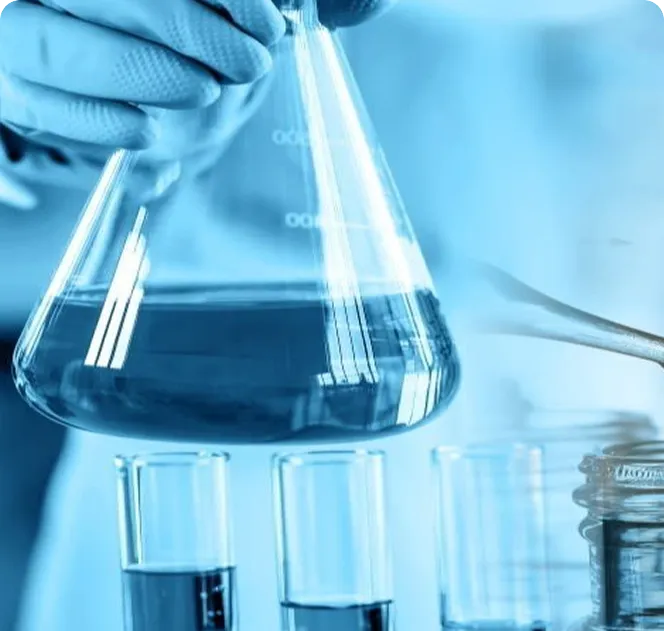 liquid in conical flask