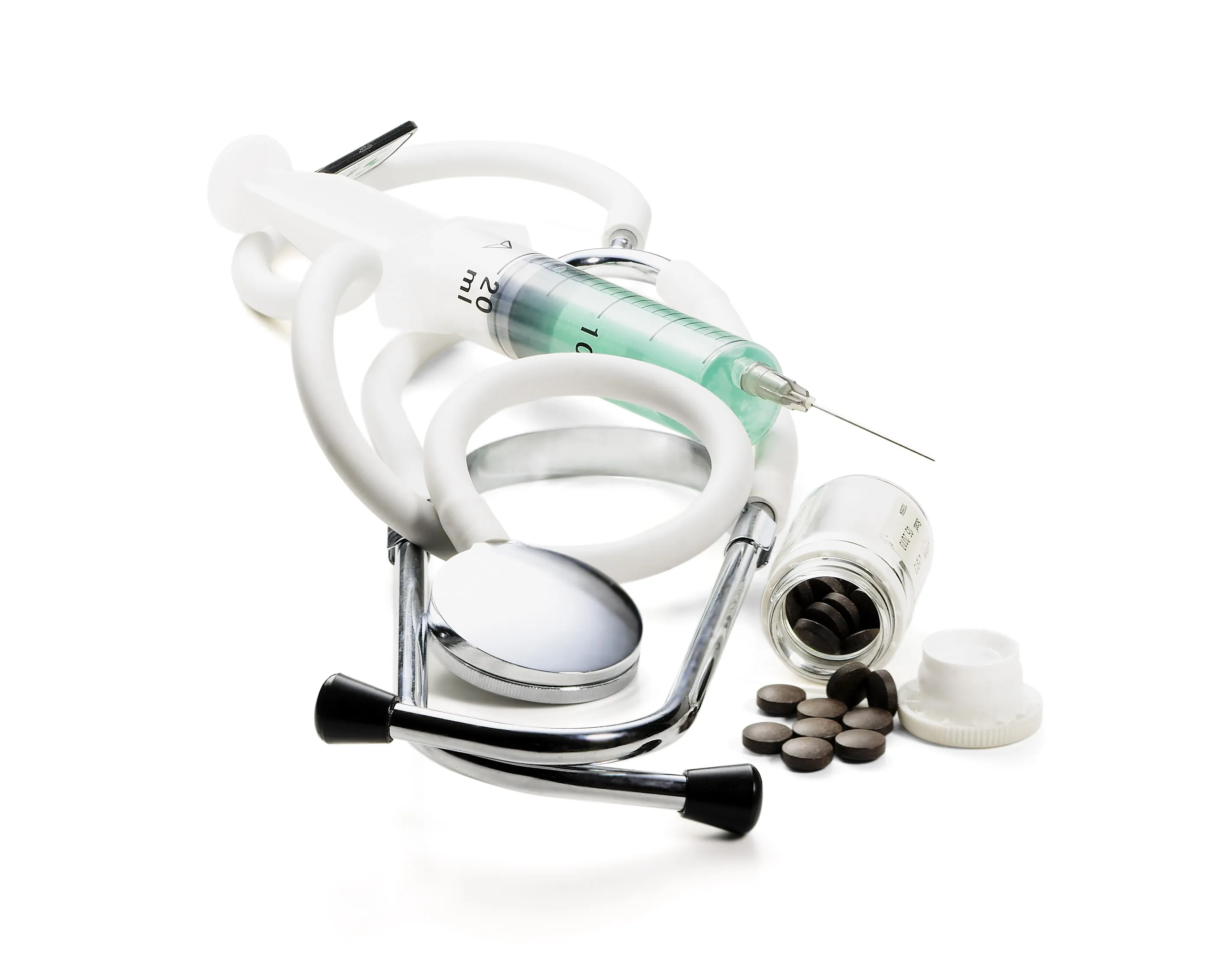 medical items of plastic material