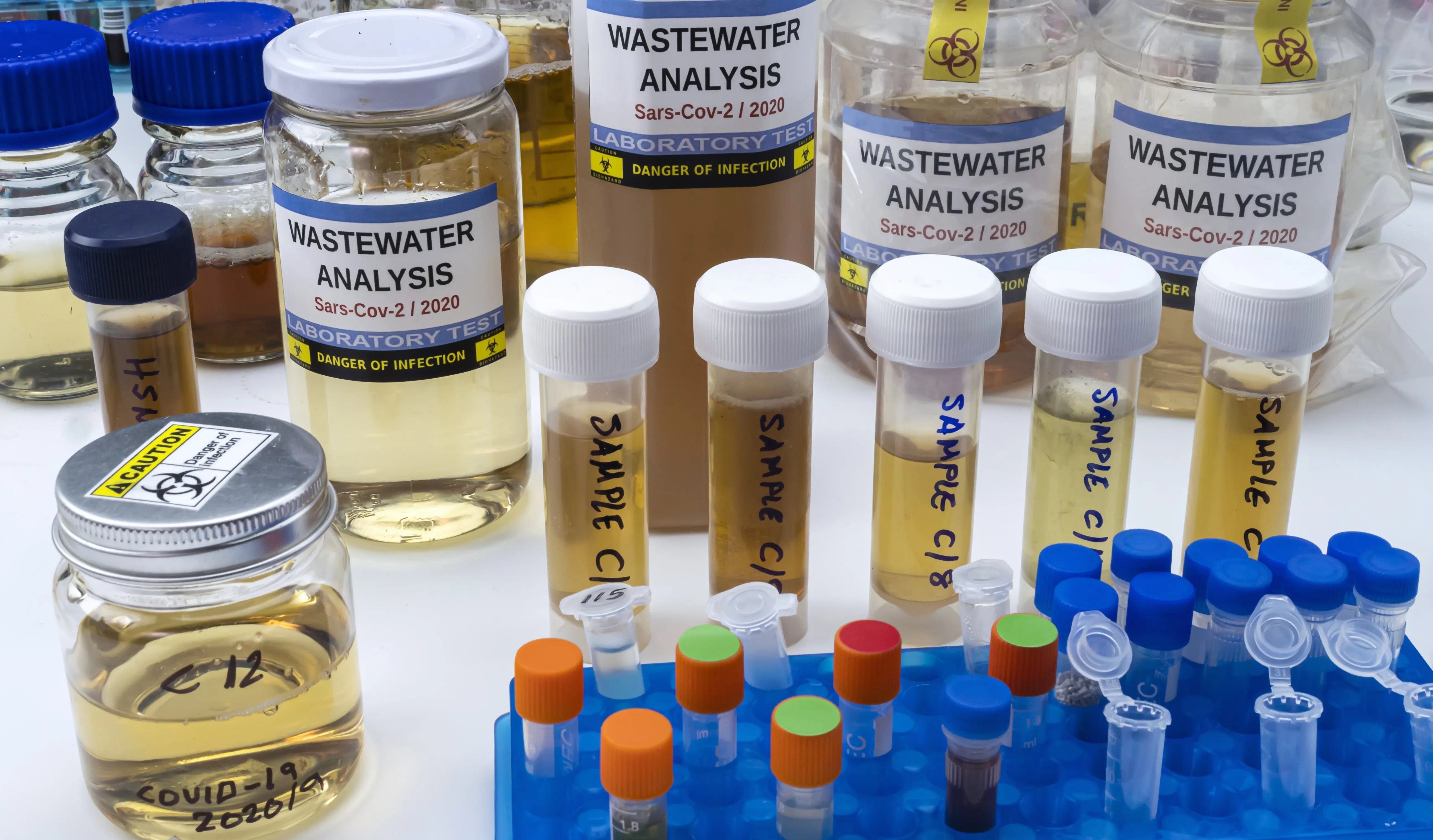 analysis of wastewater in lab